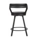 Cortez Swivel Bar Stools - Black